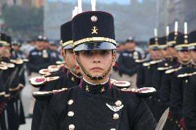 Civic Military Parade Of The 214th Anniversary Of The Independence Of Mexico