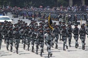 Civic Military Parade Of The 214th Anniversary Of The Independence Of Mexico