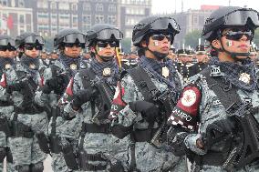 Civic Military Parade Of The 214th Anniversary Of The Independence Of Mexico