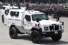 Civic Military Parade Of The 214th Anniversary Of The Independence Of Mexico