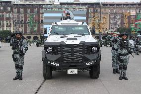 Civic Military Parade Of The 214th Anniversary Of The Independence Of Mexico