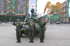 Civic Military Parade Of The 214th Anniversary Of The Independence Of Mexico