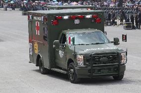 Civic Military Parade Of The 214th Anniversary Of The Independence Of Mexico