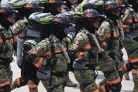 Civic Military Parade Of The 214th Anniversary Of The Independence Of Mexico