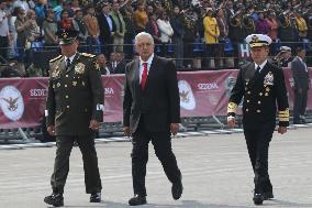 Civic Military Parade Of The 214th Anniversary Of The Independence Of Mexico