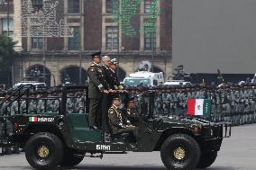 Civic Military Parade Of The 214th Anniversary Of The Independence Of Mexico