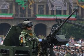 Civic Military Parade Of The 214th Anniversary Of The Independence Of Mexico