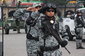 Civic Military Parade Of The 214th Anniversary Of The Independence Of Mexico