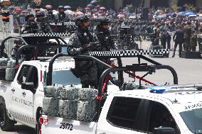 Civic Military Parade Of The 214th Anniversary Of The Independence Of Mexico