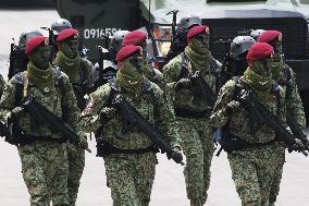 Civic Military Parade Of The 214th Anniversary Of The Independence Of Mexico