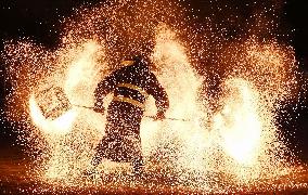 An Artist Performs At Mid-Autumn Festival - China