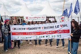 Demonstration In Support For Victims Of Sexual Violence - Paris