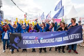 Demonstration In Support For Victims Of Sexual Violence - Paris