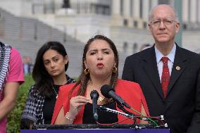 DC: Congresswoman Ramirez hold a Hate Crimes and Wadee Act news conference