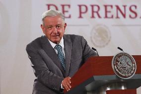 Mexico’s President Andres Manuel Lopez Obrador Briefing