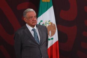 Mexico’s President Andres Manuel Lopez Obrador Briefing