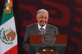 Mexico’s President Andres Manuel Lopez Obrador Briefing