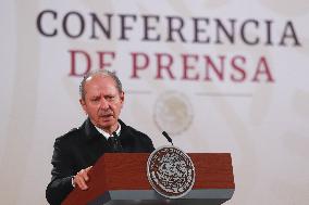 Mexico’s President Andres Manuel Lopez Obrador Briefing