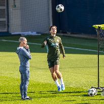 Manchester City Training Session And Press Conference - UEFA Champions League 2024/25 League Phase MD1