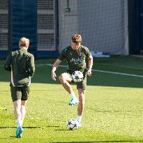 Manchester City Training Session And Press Conference - UEFA Champions League 2024/25 League Phase MD1