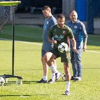 Manchester City Training Session And Press Conference - UEFA Champions League 2024/25 League Phase MD1