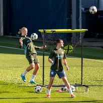 Manchester City Training Session And Press Conference - UEFA Champions League 2024/25 League Phase MD1