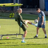 Manchester City Training Session And Press Conference - UEFA Champions League 2024/25 League Phase MD1