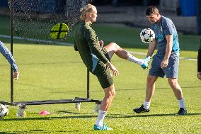 Manchester City Training Session And Press Conference - UEFA Champions League 2024/25 League Phase MD1