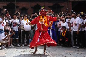 Indra Jatra Festival Celebration In Nepal.