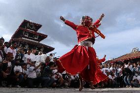 Indra Jatra Festival Celebration In Nepal.