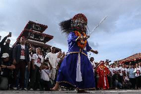 Indra Jatra Festival Celebration In Nepal.