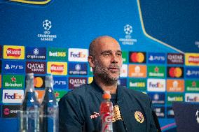 Manchester City Training Session And Press Conference - UEFA Champions League 2024/25 League Phase MD1