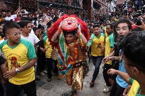 Indra Jatra Festival Celebration In Nepal.