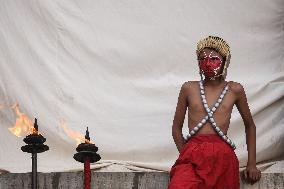 Indra Jatra Festival Celebration In Nepal.