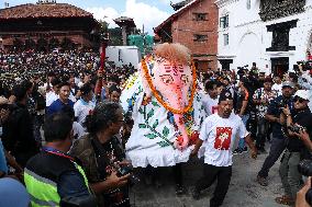 Indra Jatra Festival Celebration In Nepal.