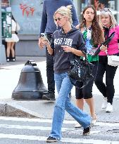 Nicky Hilton Goes Casual - NYC