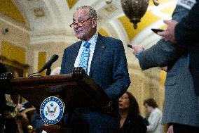 Senate Democrats And Republicans Hold Weekly Press Conferences - Washington