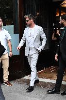 Chris Hemsworth Leaves His Hotel - NYC