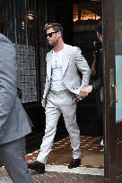 Chris Hemsworth Leaves His Hotel - NYC