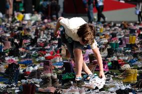 Shoes Protest For Palestine - Rotterdam