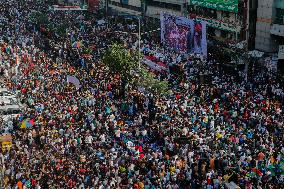 Opposition Leader Alamgir Holds Rally - Dhaka