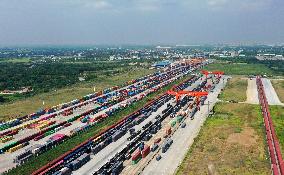 Jiangxi First Auto Parts Export Train Opened