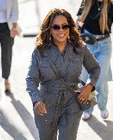 Oprah Winfrey At Jimmy Kimmel Live - LA