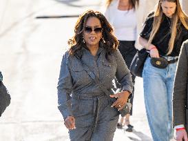 Oprah Winfrey At Jimmy Kimmel Live - LA