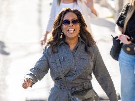 Oprah Winfrey At Jimmy Kimmel Live - LA