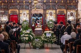 Funeral Mass For Writer Elias Khoury - Beirut