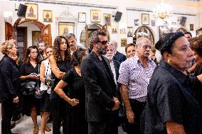 Funeral Mass For Writer Elias Khoury - Beirut