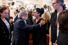 Funeral Mass For Writer Elias Khoury - Beirut