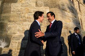 Justin Trudeau Welcomes Emir of Qatar - Ottawa