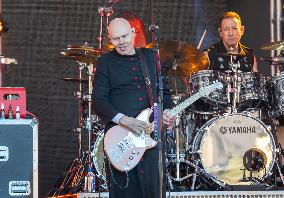 Billy Corgan Performs At Jimmy Kimmel Live - LA